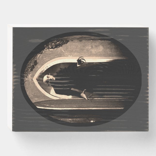 Nosferatu Wooden Box Sign (Front Horizontal)