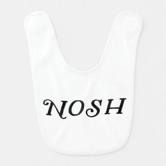 Nosh Yiddish Humor Baby Bib