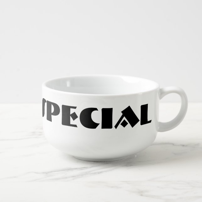 NOSHING SPECIAL Yiddish pun Soup Mug (Left)