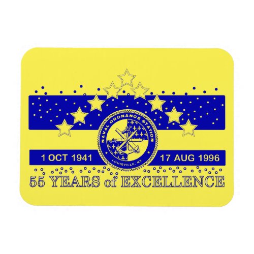 NOSL _ 55 Years of Excellence Retro Magnet