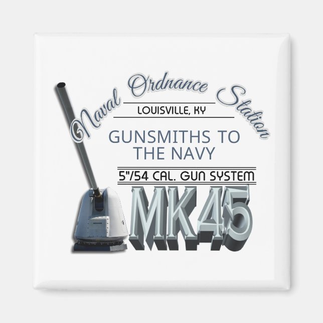 NOSL Mk45 Gun Systems Magnet (Front)