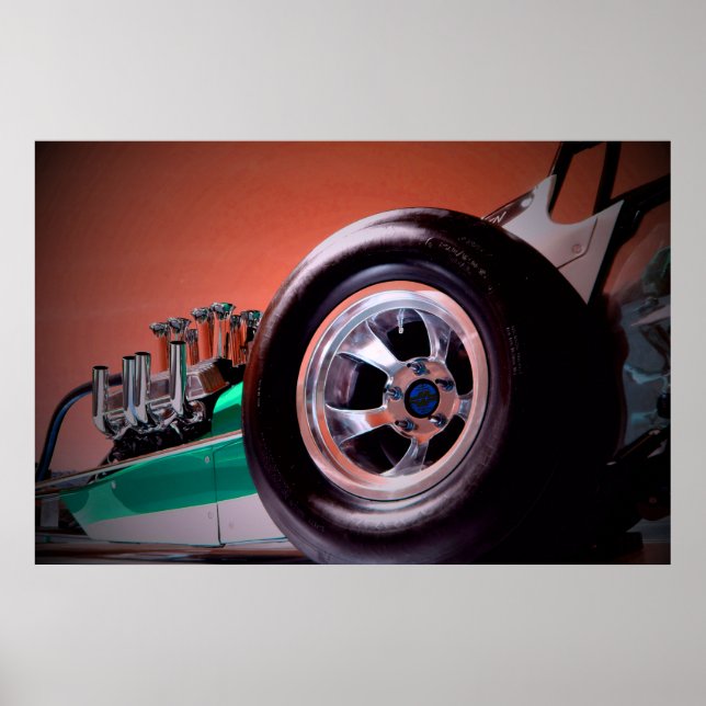 Nostalgia Dragster Poster (Front)