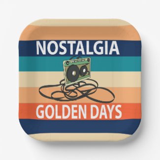 Nostalgia Golden Days Cassette Tape Retro Party