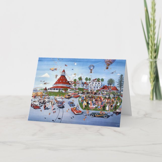 NOSTALGIA, HOTEL DEL CORONADOCALIFORNIA CARD (Front)