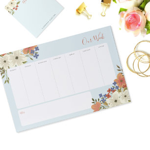 Nostalgia in Full Bloom Large Tearaway Paper Pad