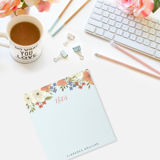 Nostalgia in Full Bloom Notepad