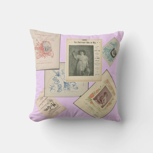 Nostalgia Throw Pillow (Front)