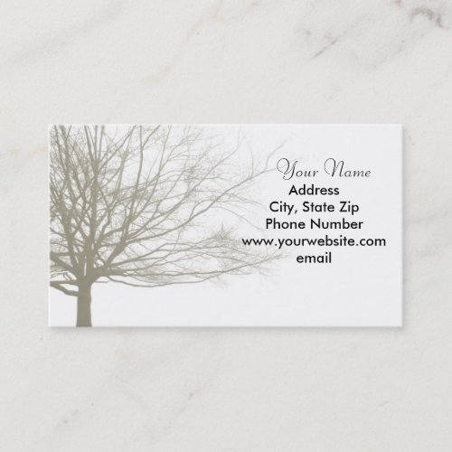 Nostalgia Tree Business Card