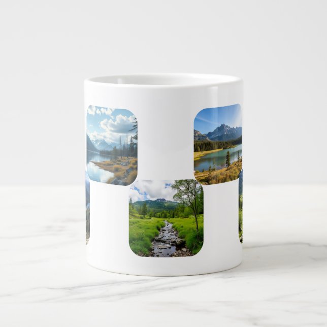 nostalgia vacation personalize giant coffee mug (Front)