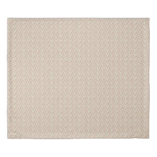 Nostalgic 1940s Dusty Rose & Sage Utility Floral Duvet Cover