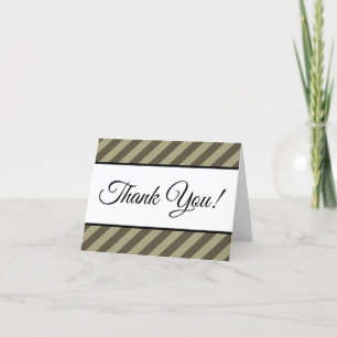 Nostalgic and Traditional "Thank You!" Letterpress Thank You Card