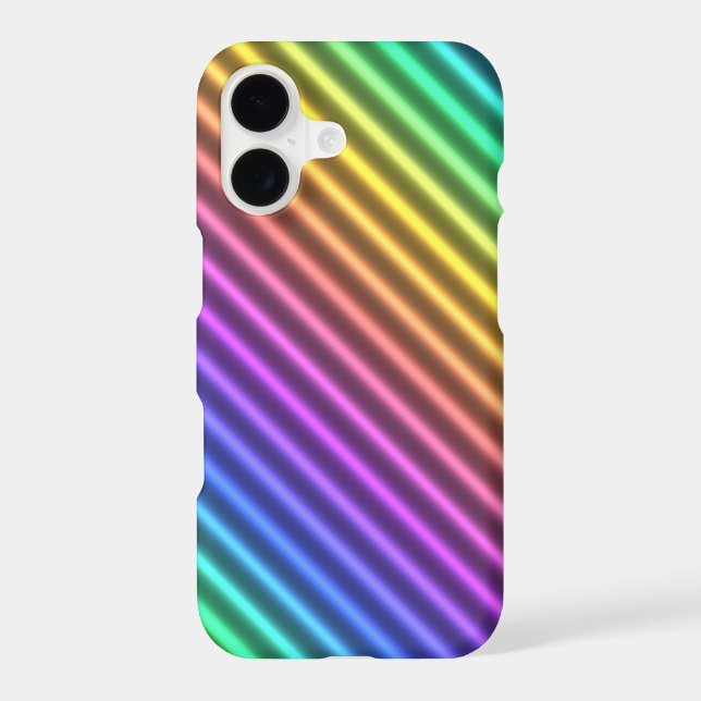 nostalgic arcade stripe : iPhone case (Back)