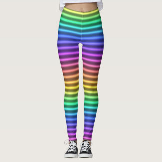 nostalgic arcade stripe : leggings