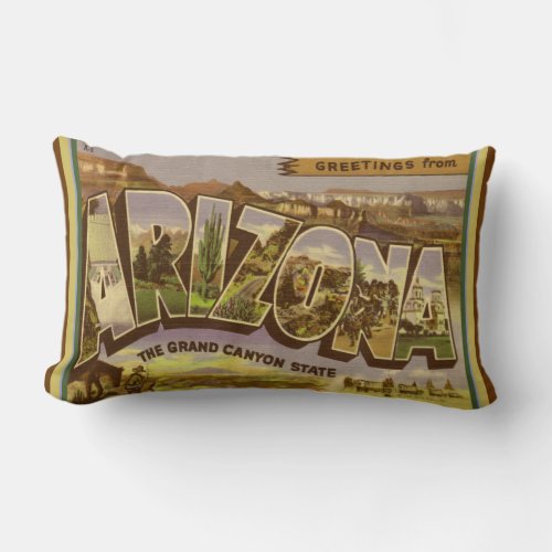 Nostalgic Arizona Lumbar Pillow