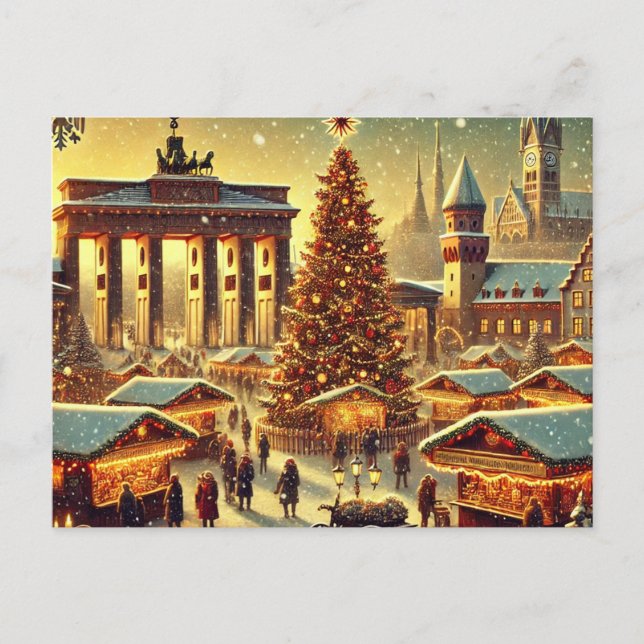 Nostalgic Berlin Christmas Design – Holiday Magic (Front)