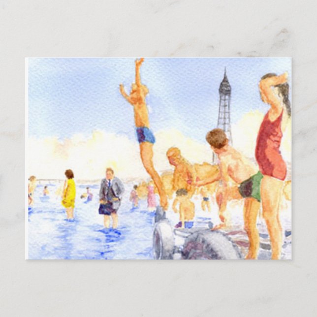 Nostalgic Blackpool Postcard (Front)