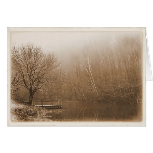 Nostalgic by the Pond - Blank Cards (Front Horizontal)