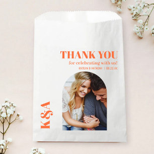Nostalgic Charm Retro Wedding Favor Bag