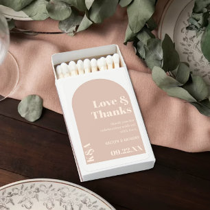 Nostalgic Charm Retro Wedding Matchboxes