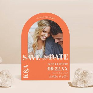 Nostalgic Charm Retro Wedding Save The Date