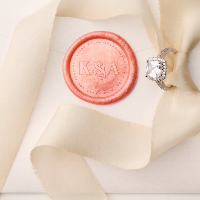 Nostalgic Charm Retro Wedding Wax Seal Stamp (Insitu (Wedding))