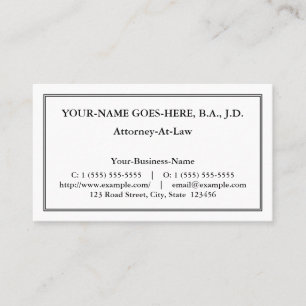Nostalgic, Classic, and Traditional Business Card