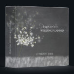 Nostalgic Dandelion Wedding Planner Binder<br><div class="desc">Cute illustration of glittering dandelions in the field & faux chalkboard textures in the background on custom Wedding Planner | Wedding Photo Album Binders. Your wedding planning begins with the lovely floral wedding organizer you can fully customize for a CHALKBOARD THEMED WEDDING | ELEGANT OUTDOOR WEDDING | EVENING COUNTRY WEDDING...</div>