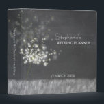 Nostalgic Dandelion Wedding Planner Binder<br><div class="desc">Cute illustration of glittering dandelions in the field & faux chalkboard textures in the background on custom Wedding Planner | Wedding Photo Album Binders. Your wedding planning begins with the lovely floral wedding organizer you can fully customize for a CHALKBOARD THEMED WEDDING | ELEGANT OUTDOOR WEDDING | EVENING COUNTRY WEDDING...</div>