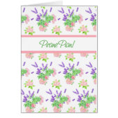 Nostalgic Floral Finnish Greeting Get Well (Front)