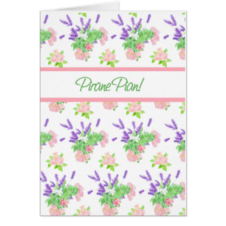 Nostalgic Floral Finnish Greeting Get Well