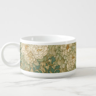 Nostalgic Florals in Vintage Hues Bowl