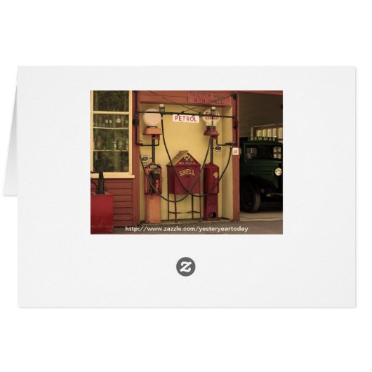 Nostalgic Gas Station (Back Horizontal)