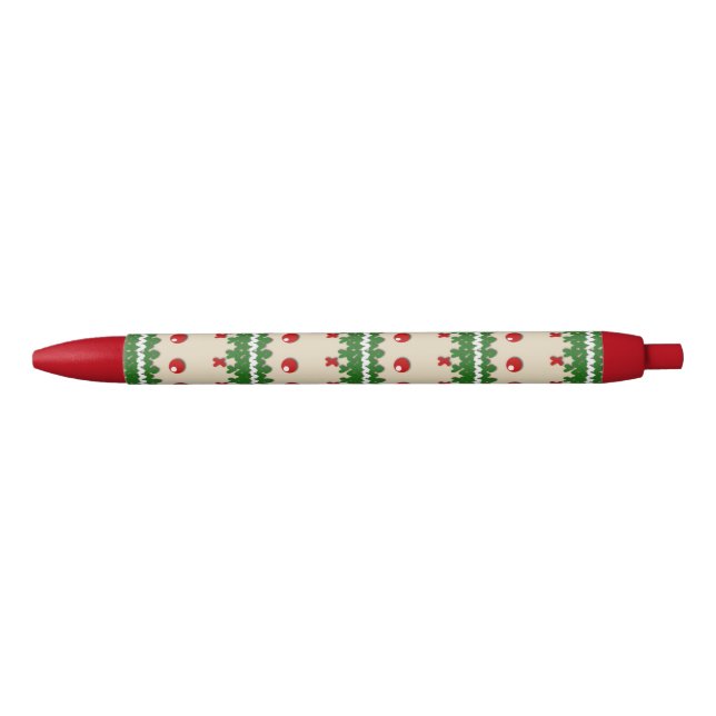 Nostalgic Graphical Knitted Pattern Custom Color Pen (Front)