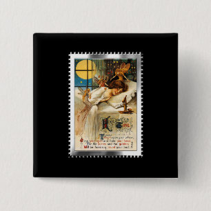 Nostalgic Halloween Slumber Goblins and Fairies Button