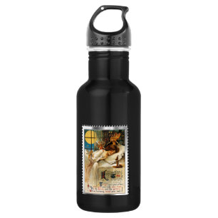 Nostalgic Halloween Slumber Goblins and Fairies Stainless Steel Water Bottle