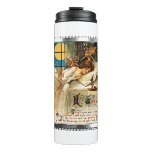 Nostalgic Halloween Slumber Goblins and Fairies Thermal Tumbler