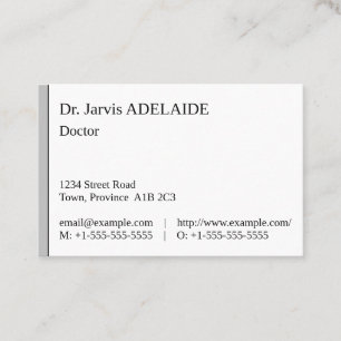 Nostalgic Healthcare Specialist Business Card