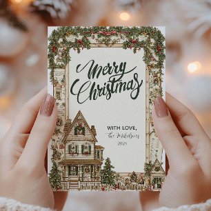 Nostalgic Holiday Home Card