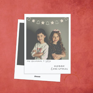 Nostalgic Instant Photo Christmas Card