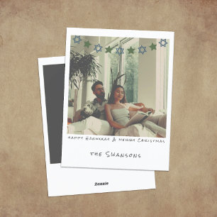 Nostalgic Instant Photo Hanukkah/Christmas Card