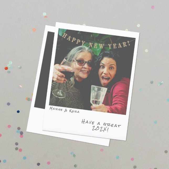 Nostalgic Instant Photo New Year Card (Creator Uploaded)