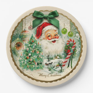 Nostalgic Kitschmas Paper Plates