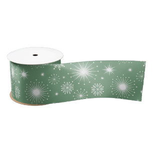 Nostalgic Kitschmas Stars Satin Ribbon