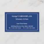 [ Thumbnail: Nostalgic Law Professional Business Card ]