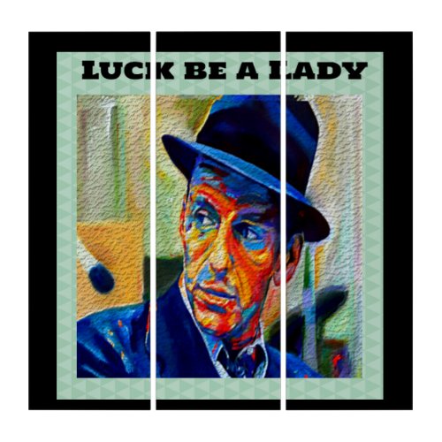 Nostalgic Luck be a lady Triptych