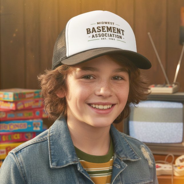 Nostalgic Midwest Retro Funny Throwback Trucker Hat (Creator Uploaded)