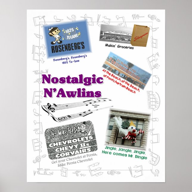Nostalgic N'Awlins Jingles Poster (Front)