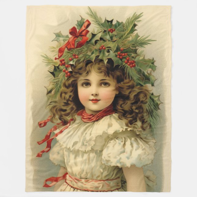 Nostalgic Noel Classic Christmas Blanket  (Front)