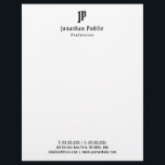 Nostalgic Old Style Text Monogram Simple Template Letterhead<br><div class="desc">Nostalgic Old Style Text Monogram Simple Template Letterhead.</div>