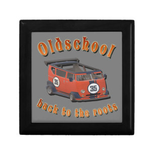 Nostalgic Oldschool, Oldtimer van red grey Gift Box